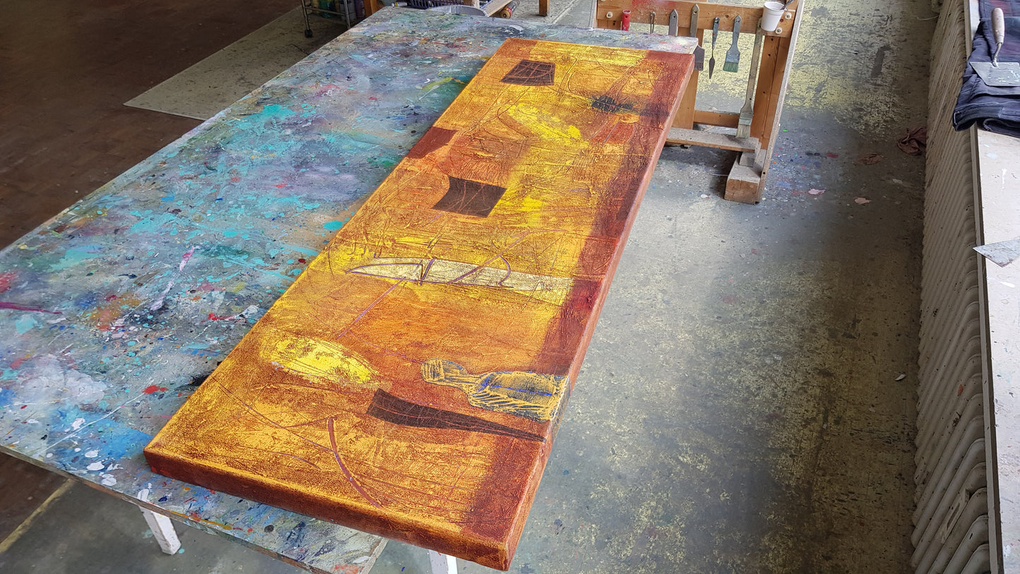 Sunset Hunter, 50 x 150 cm
