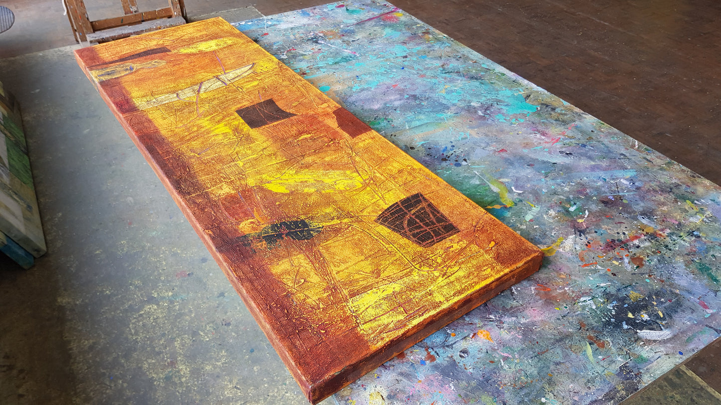 Sunset Hunter, 50 x 150 cm