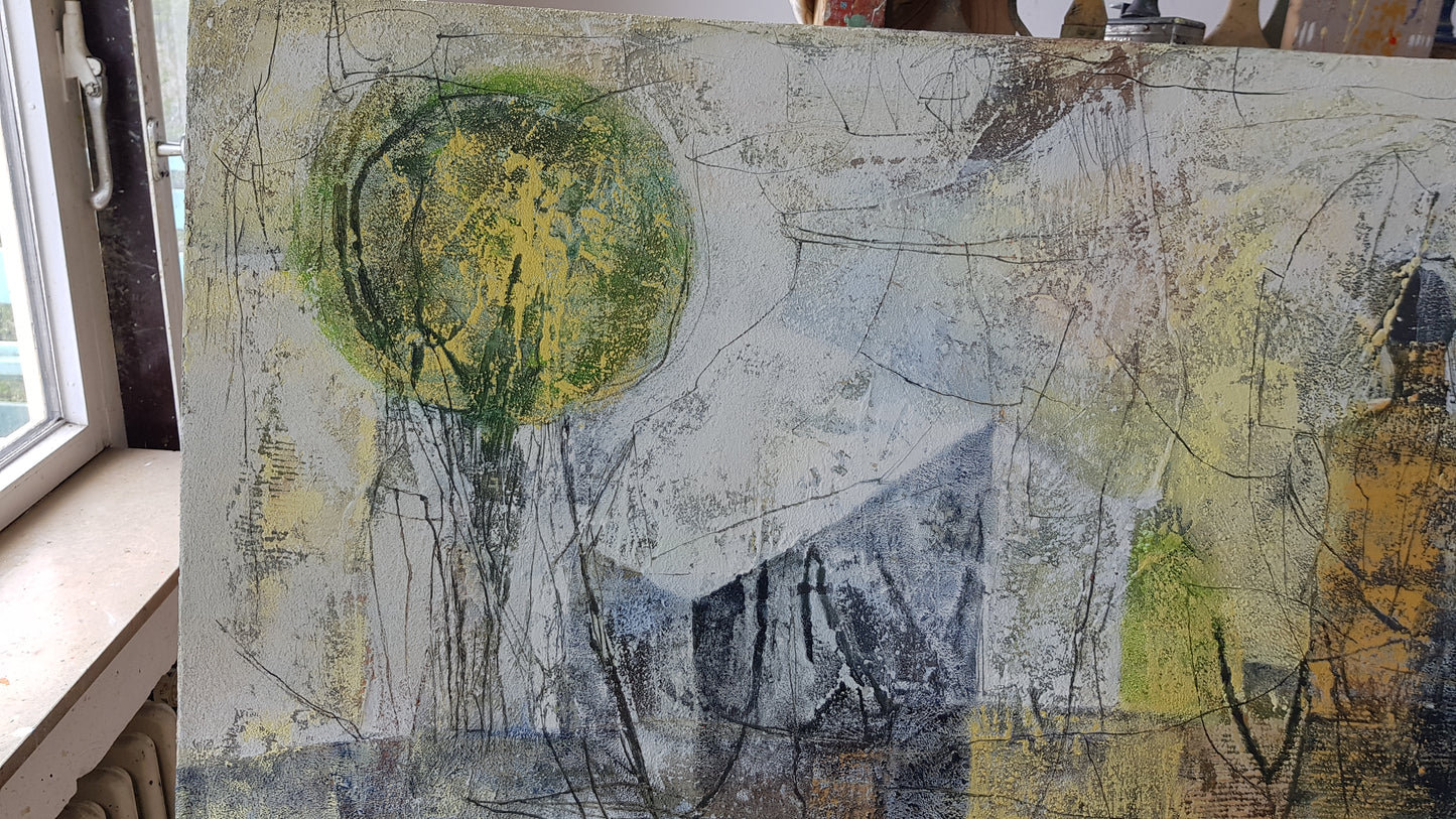 I was there..., 50 x 150cm