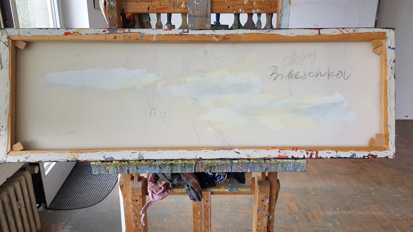 I was there..., 50 x 150cm