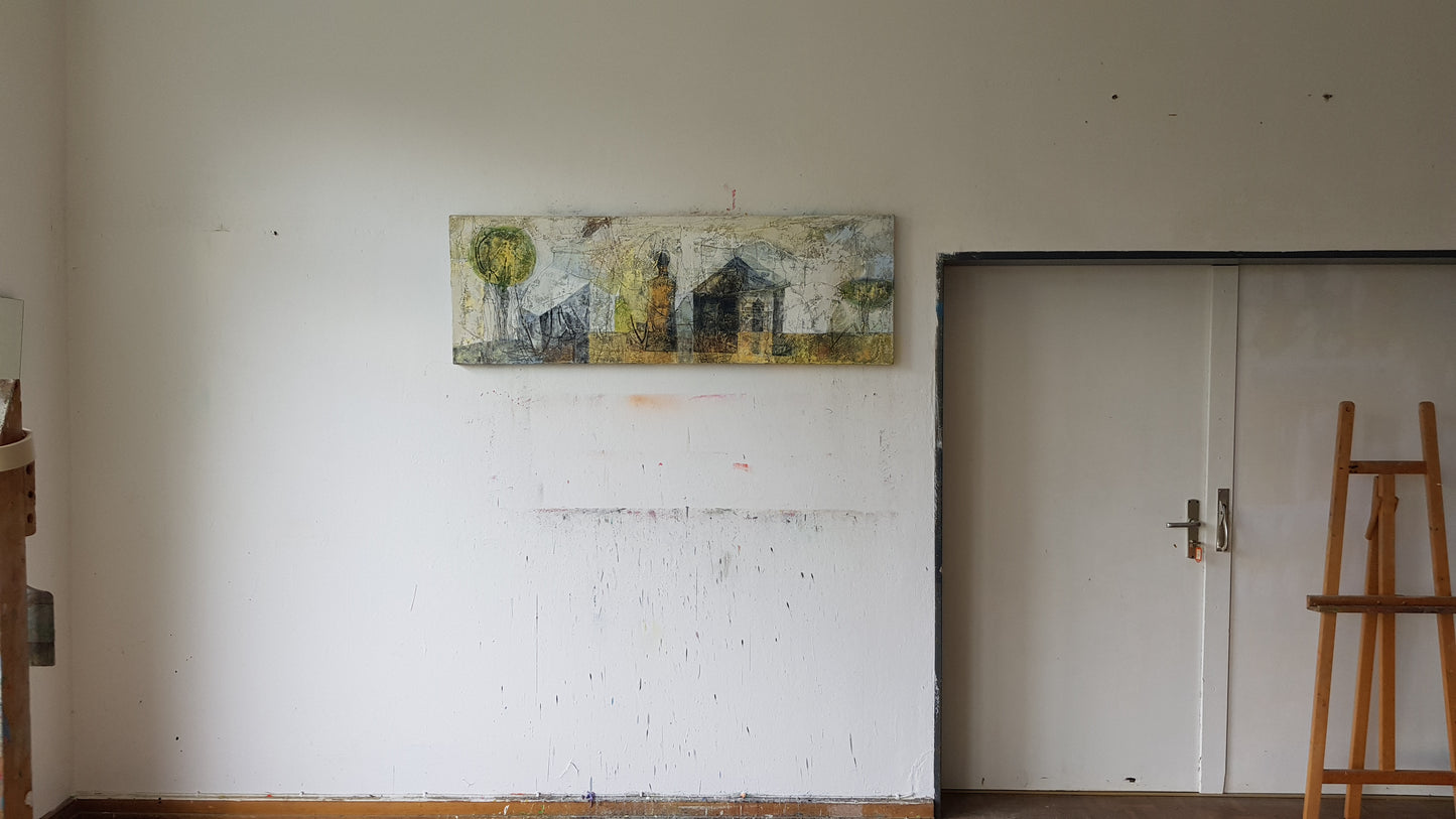 I was there..., 50 x 150cm