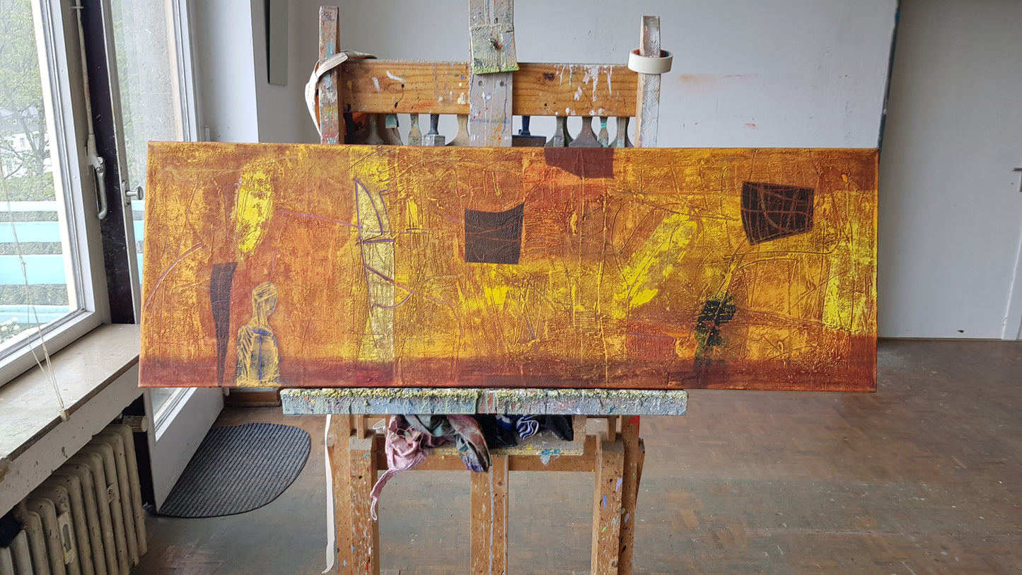 Sunset Hunter, 50 x 150 cm