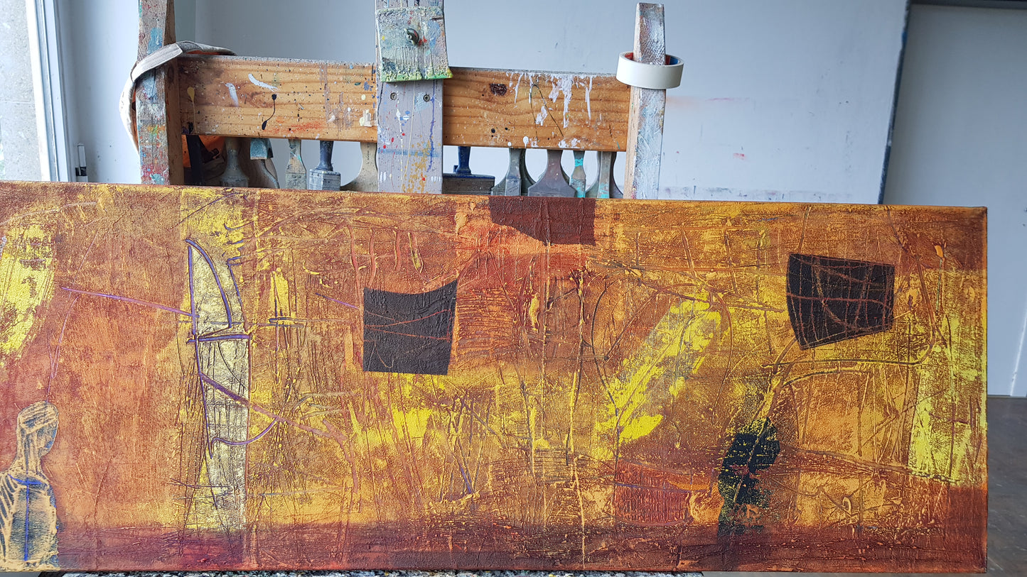 Sunset Hunter, 50 x 150 cm