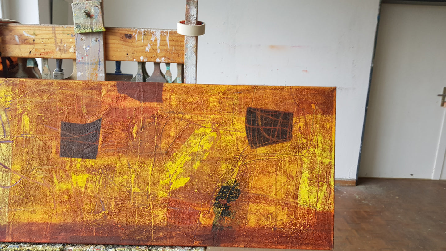 Sunset Hunter, 50 x 150 cm