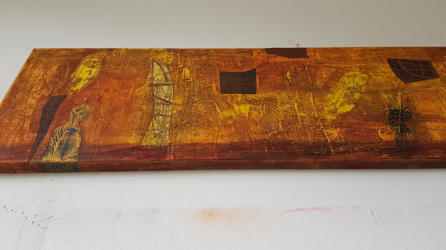 Sunset Hunter, 50 x 150 cm