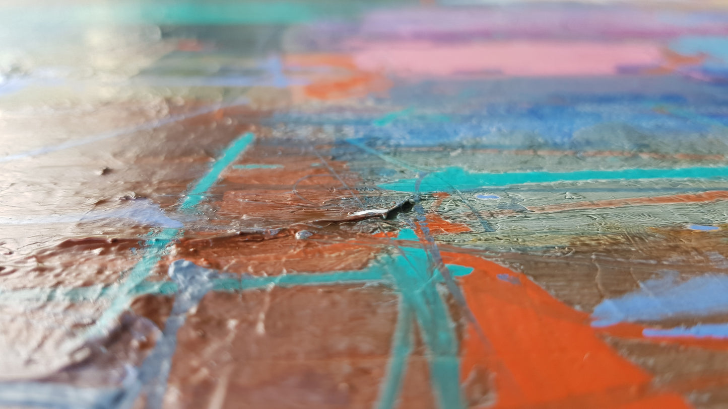 Evening in Menton, 100 x 120cm