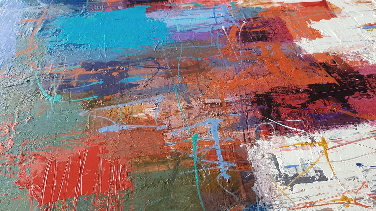 Evening in Menton, 100 x 120cm