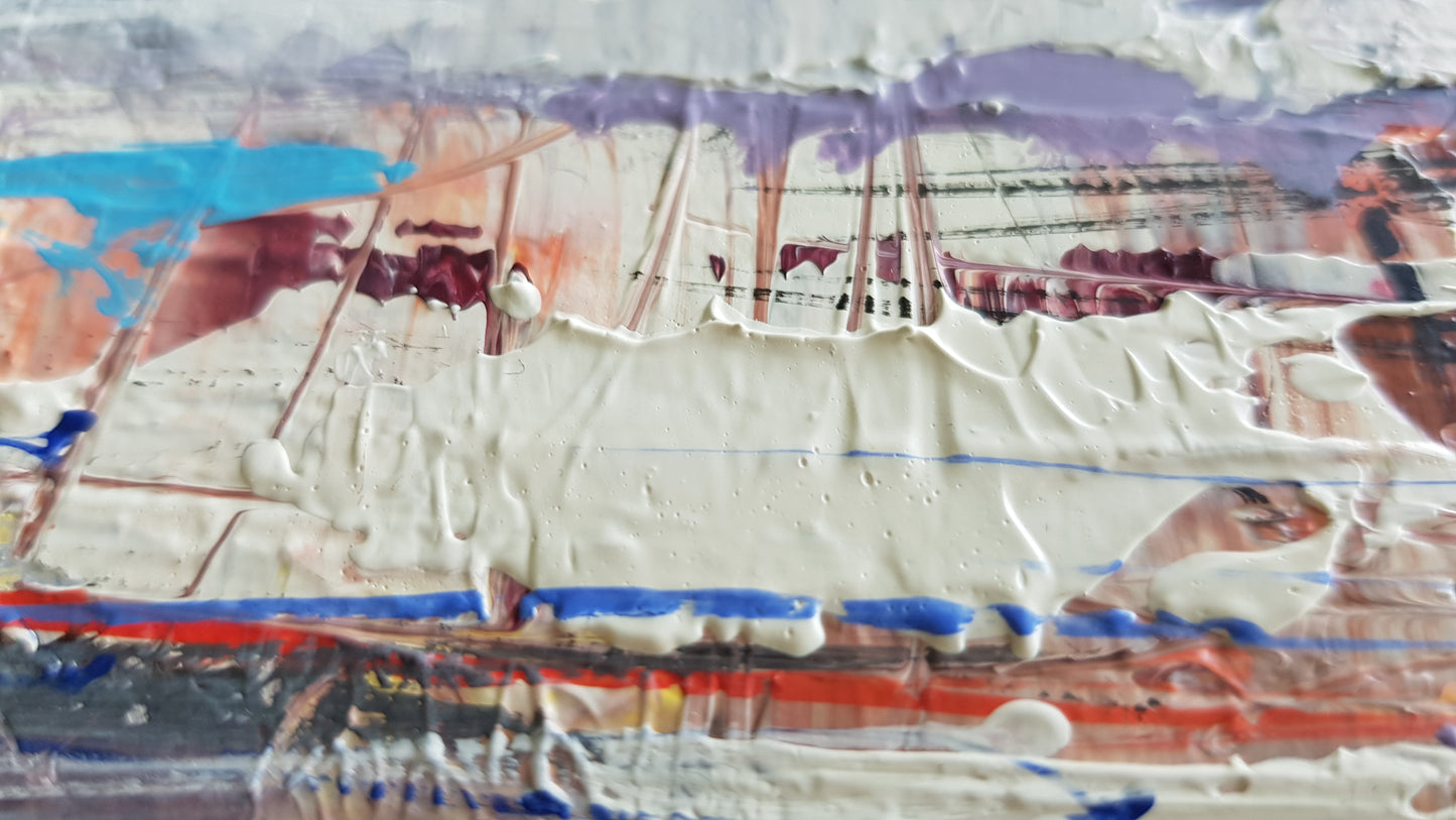 Evening in Menton, 100 x 120cm