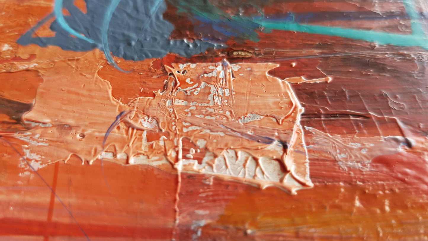 Evening in Menton, 100 x 120cm