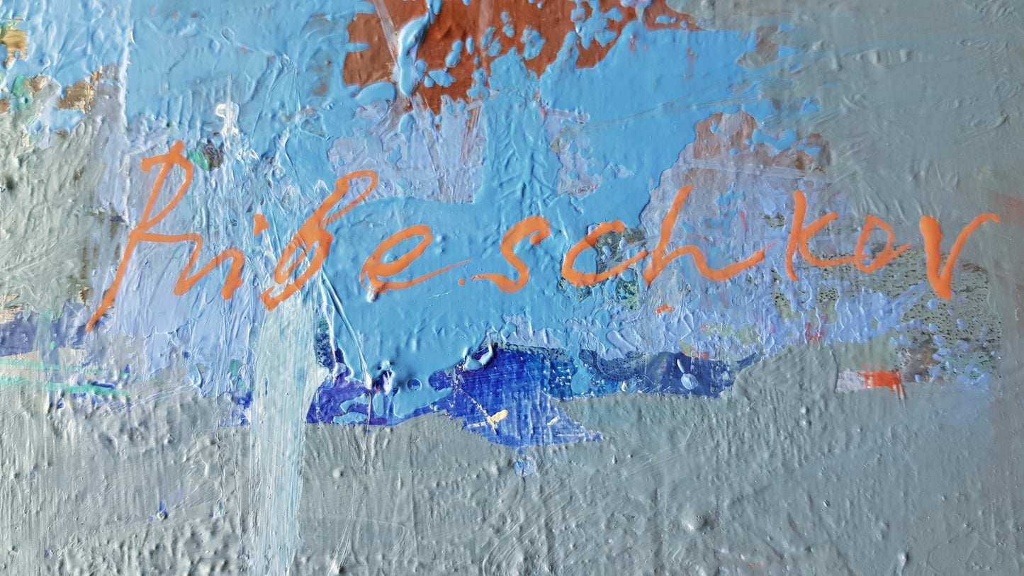 Evening in Menton, 100 x 120cm