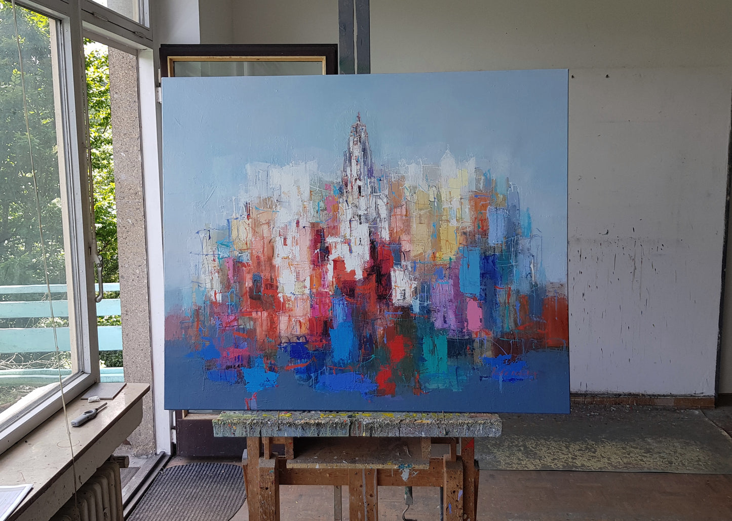 Evening in Menton, 100 x 120cm