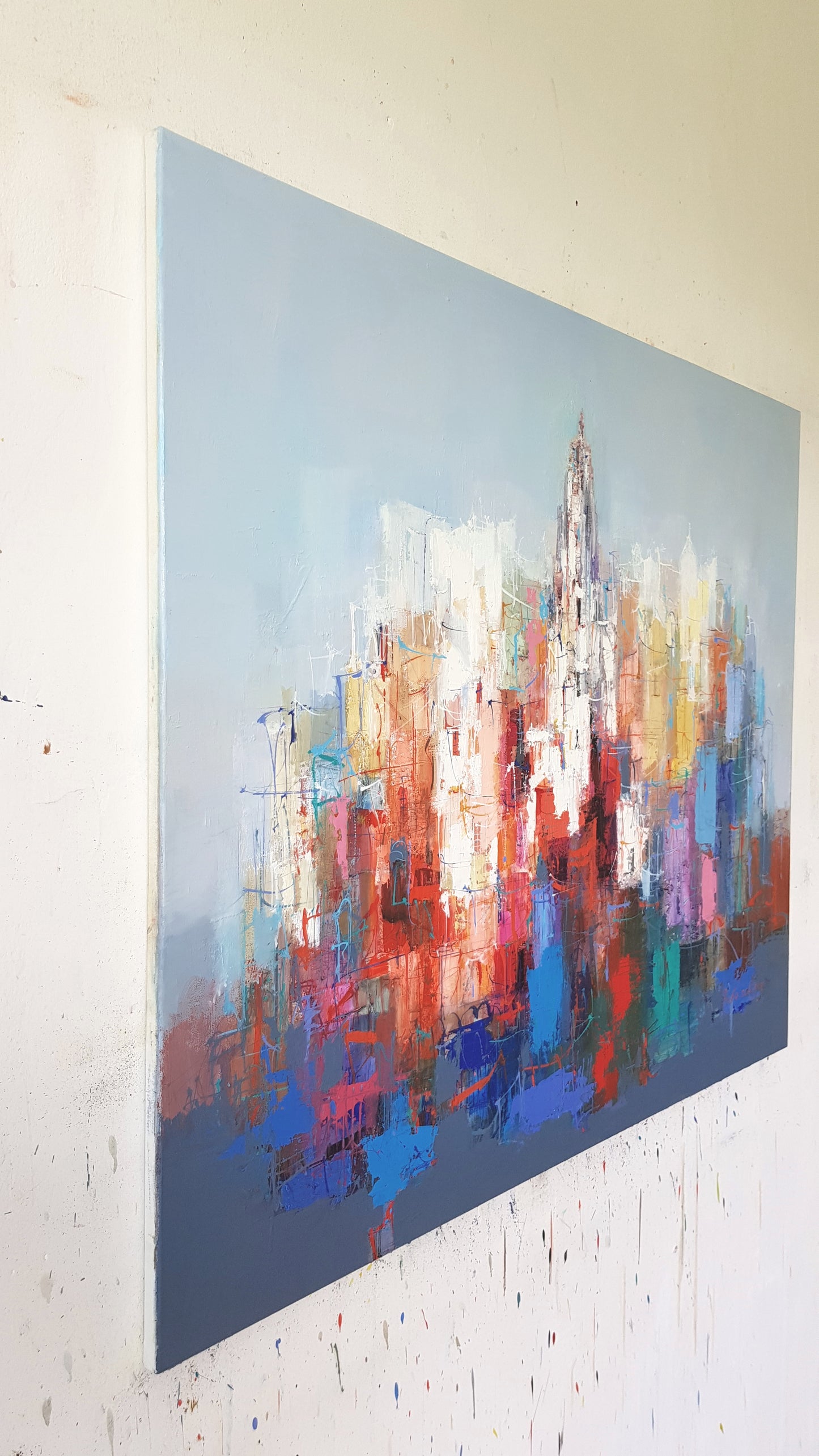 Evening in Menton, 100 x 120cm