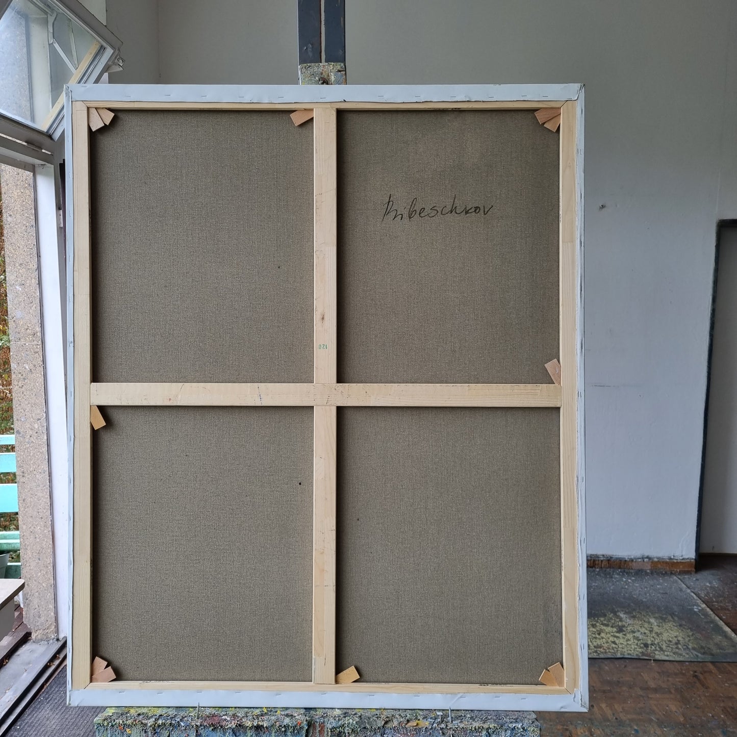 Traces of time, 120 x 100cm