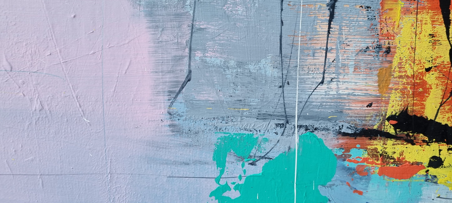 Castle in the Air of Longing, 100 x 120 cm