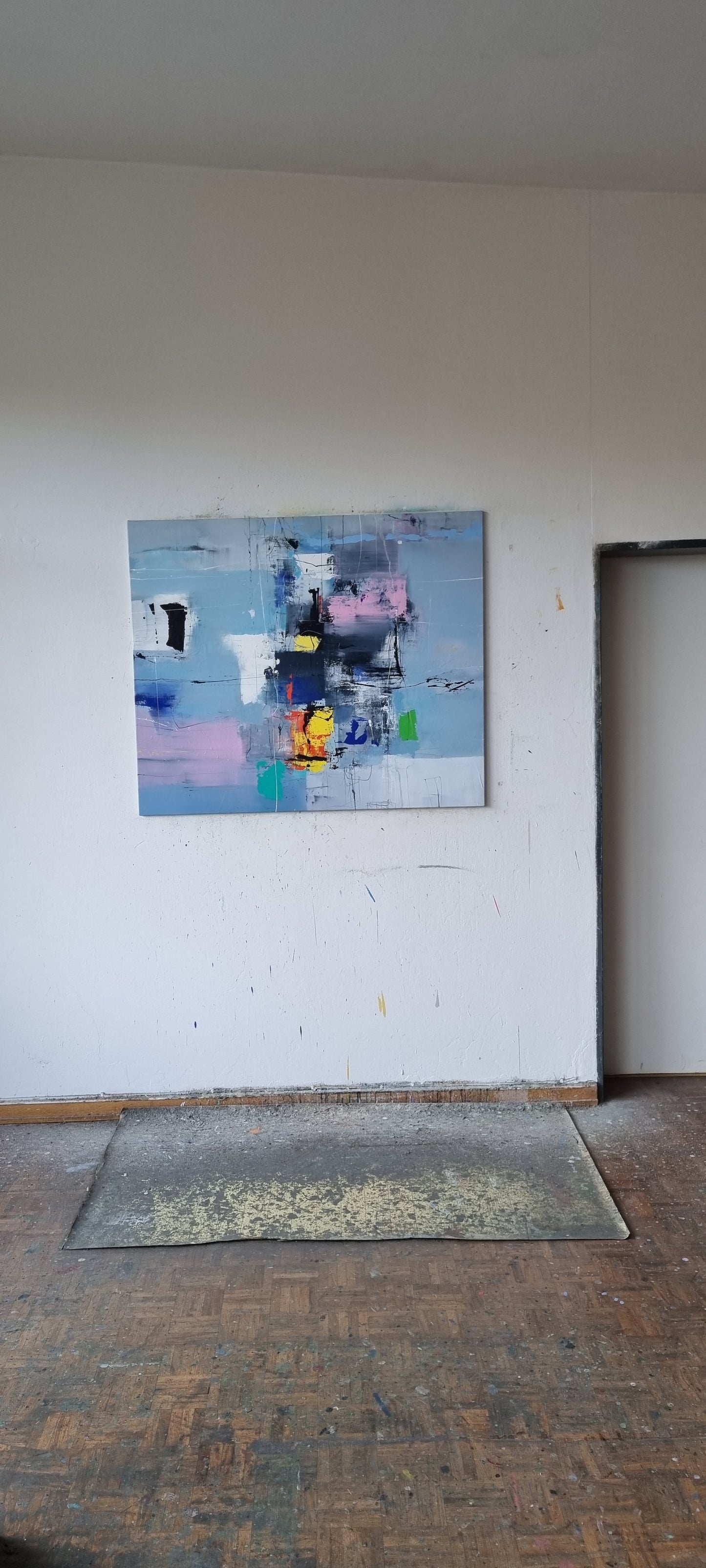 Castle in the Air of Longing, 100 x 120 cm