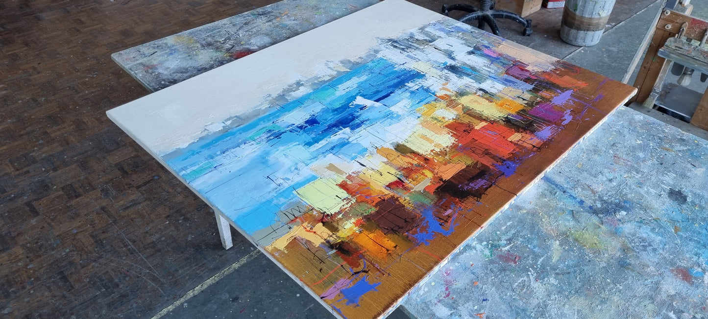 Cote`Azur VIII, 100 x 120cm