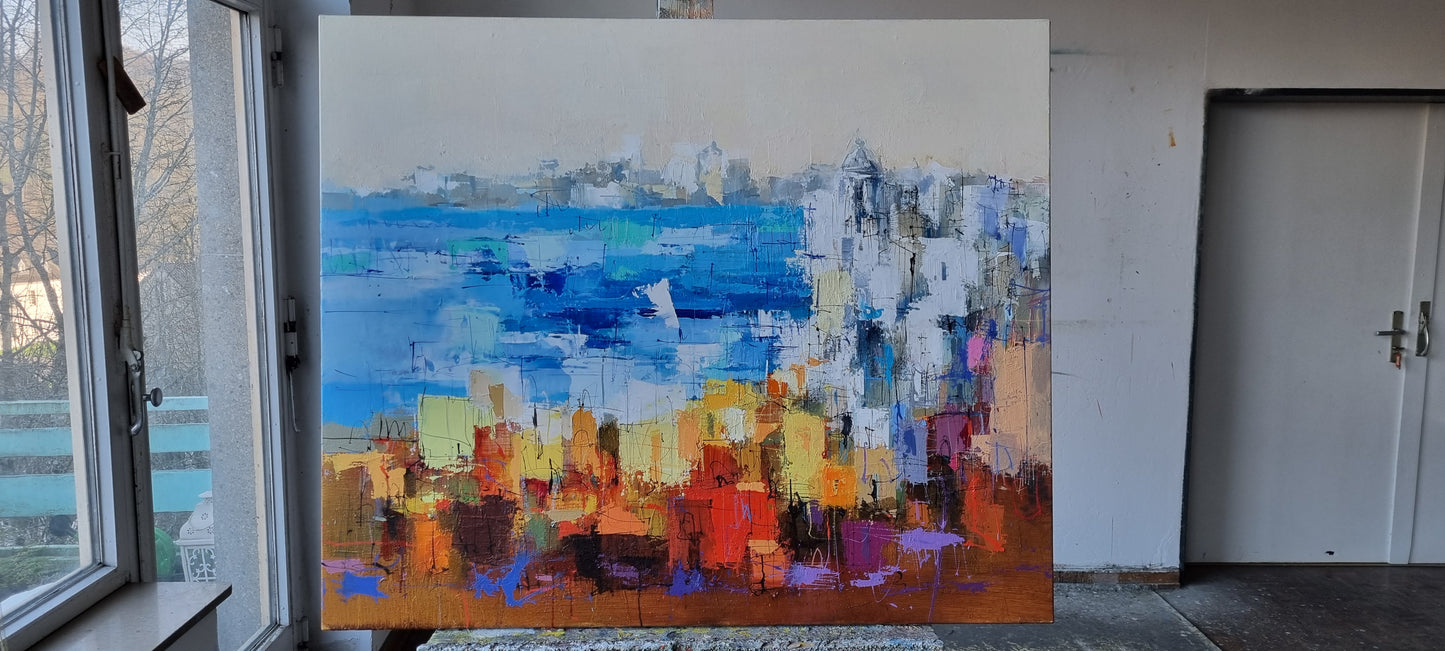 Cote`Azur VIII, 100 x 120cm