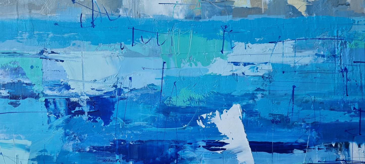 Cote`Azur VIII, 100 x 120cm