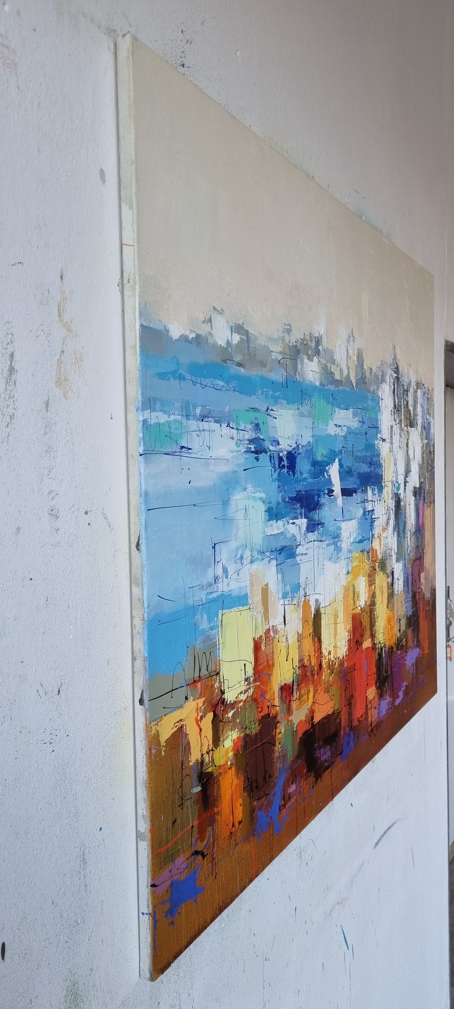 Cote`Azur VIII, 100 x 120cm