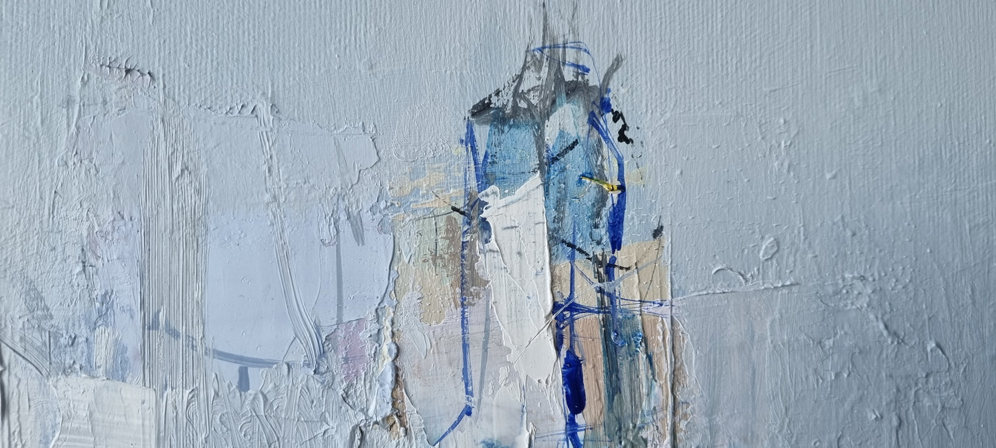 A summer day in Menton, 100 x 120cm