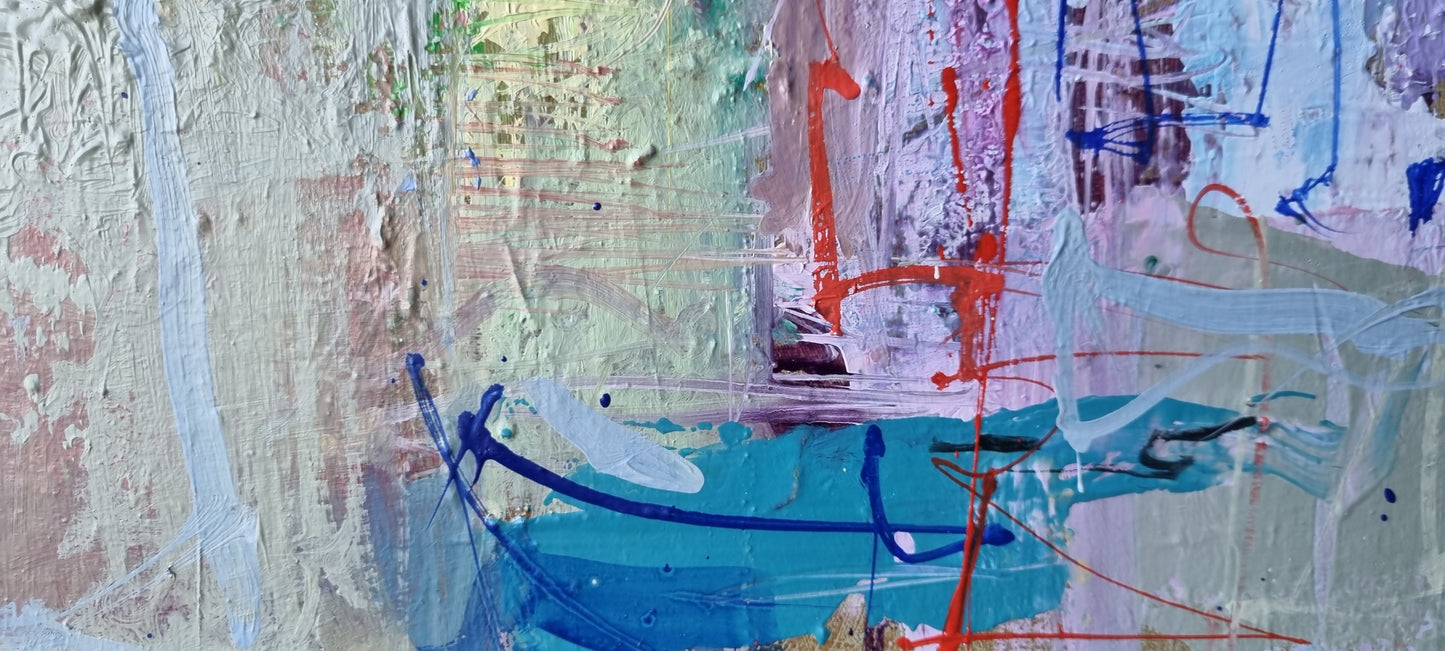 A summer day in Menton, 100 x 120cm