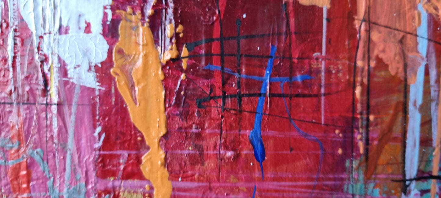 A summer day in Menton, 100 x 120cm