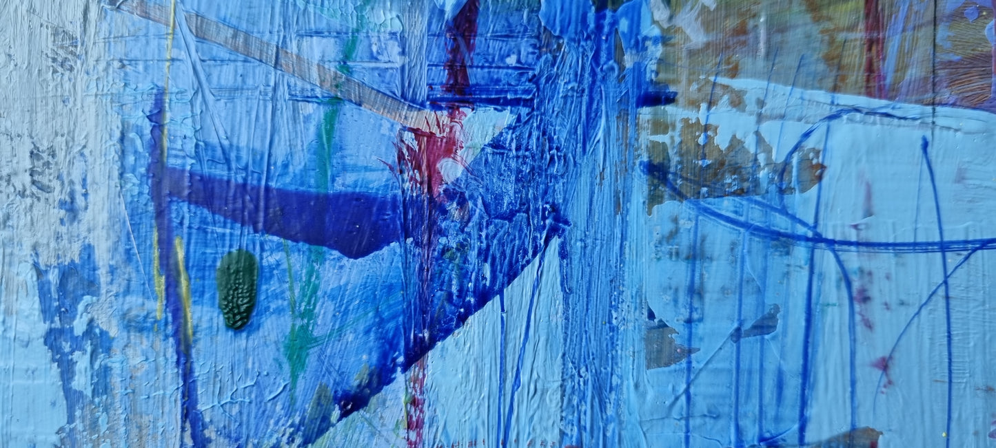 A summer day in Menton, 100 x 120cm