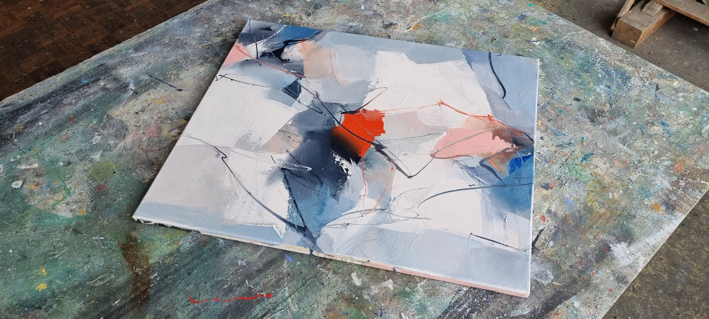 Layers of Disappearance, 60 x 50 cm