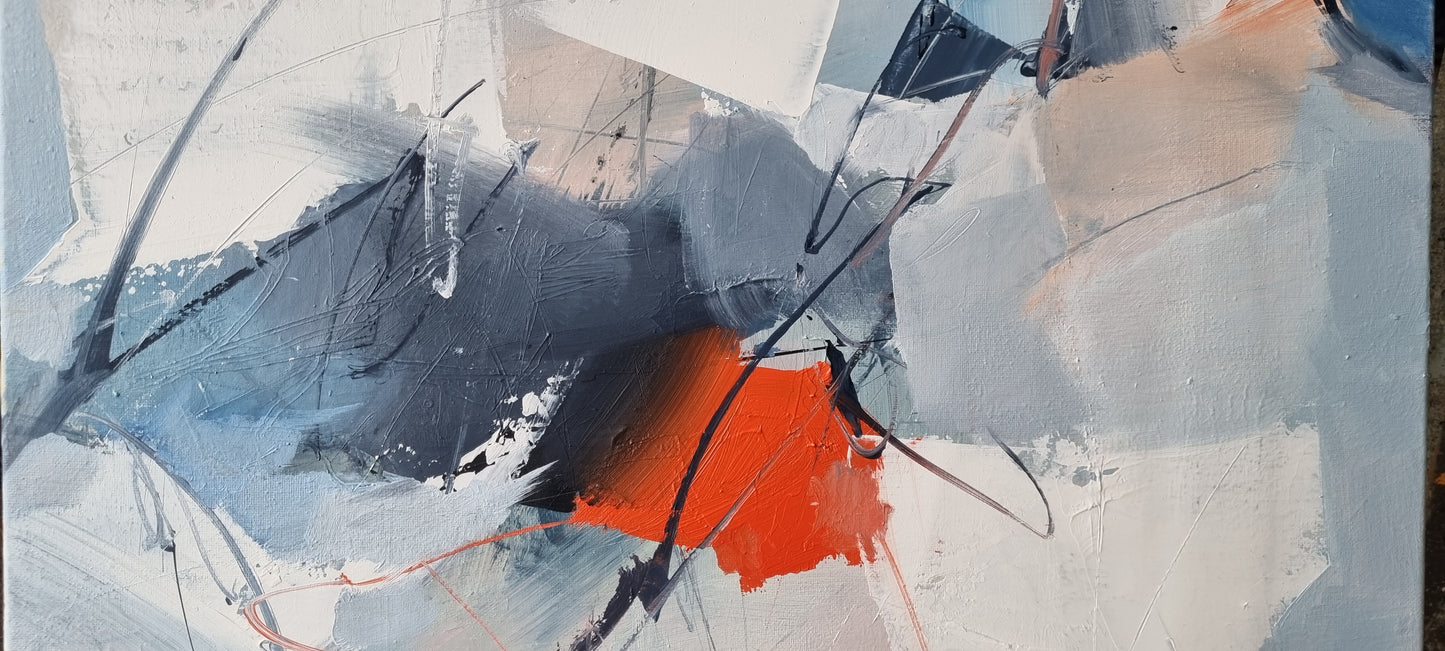 Layers of Disappearance, 60 x 50 cm