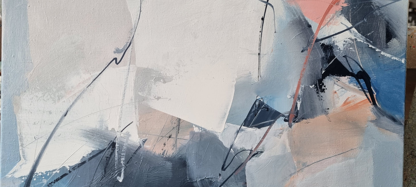 Layers of Disappearance, 60 x 50 cm