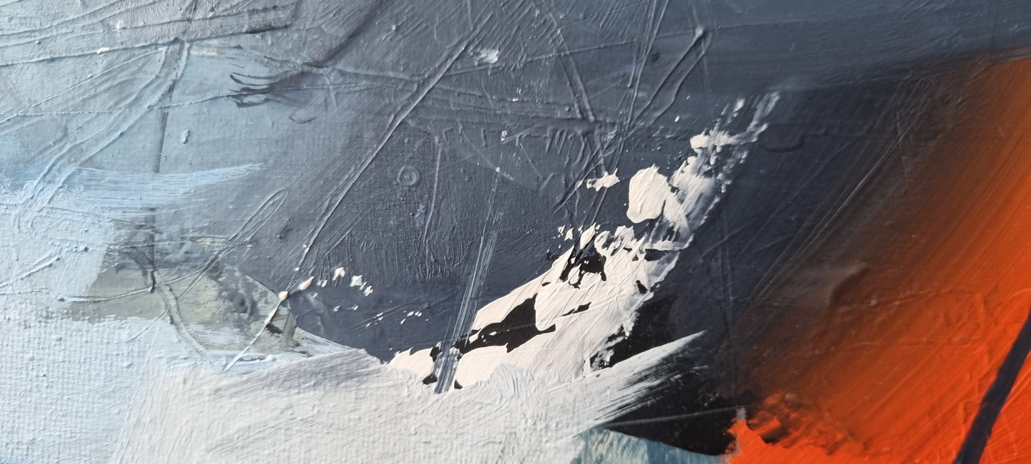 Layers of Disappearance, 60 x 50 cm