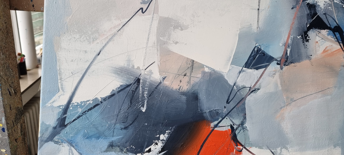 Layers of Disappearance, 60 x 50 cm