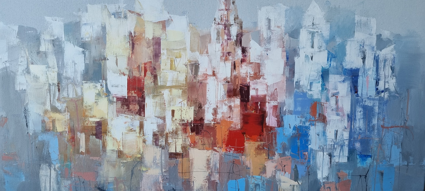 Between Azure and Earth, 90 x 120cm