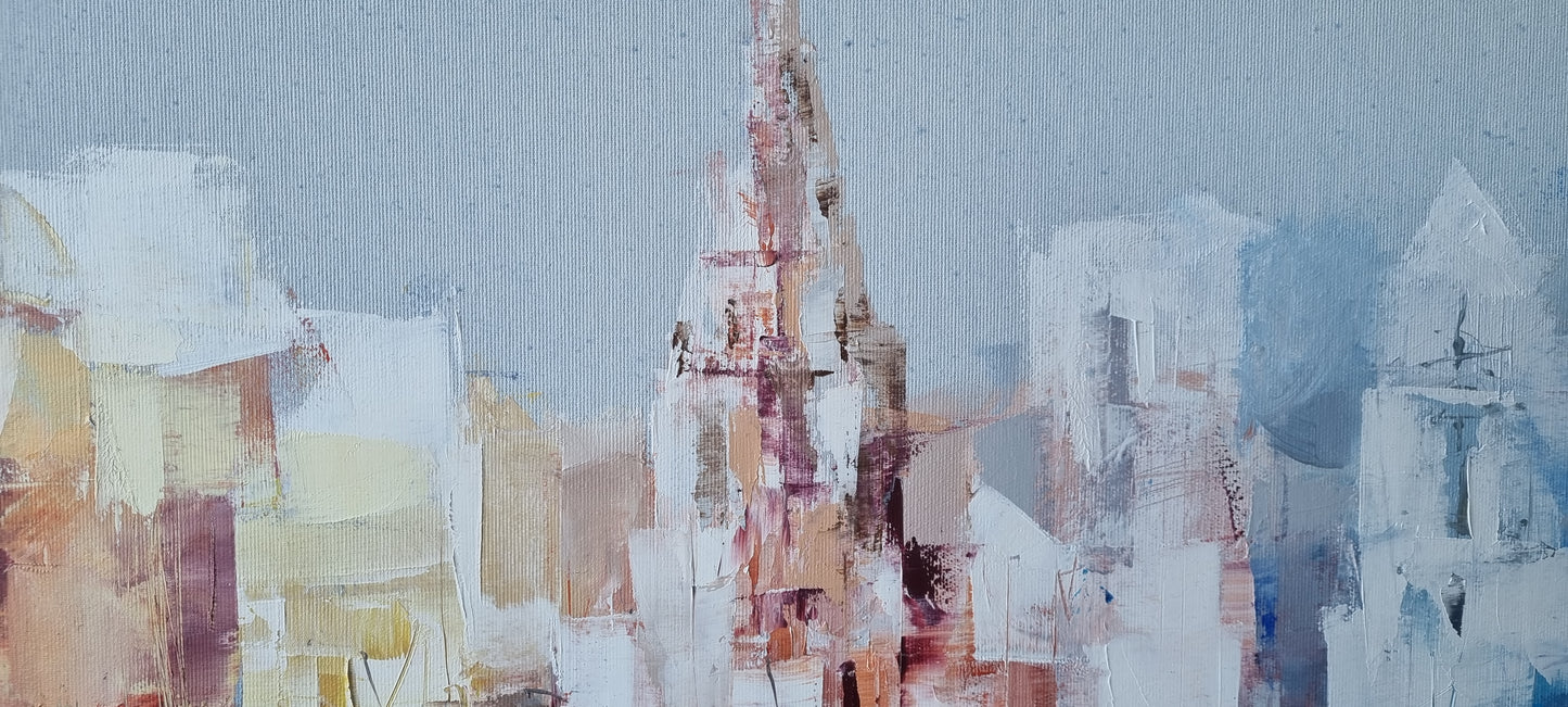 Between Azure and Earth, 90 x 120cm