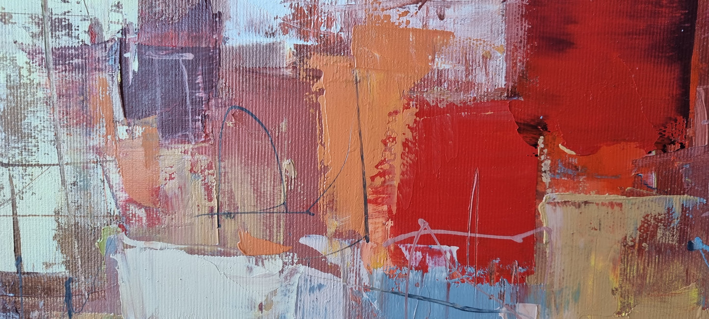 Between Azure and Earth, 90 x 120cm