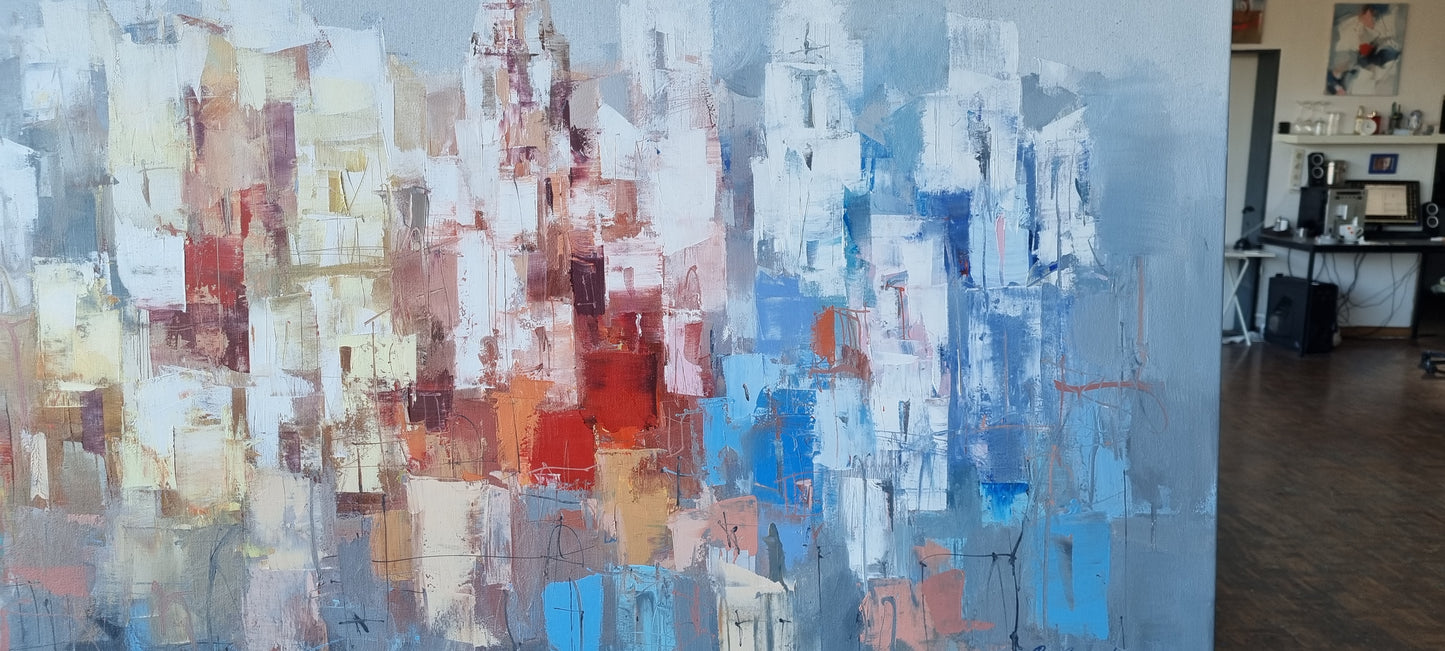 Between Azure and Earth, 90 x 120cm