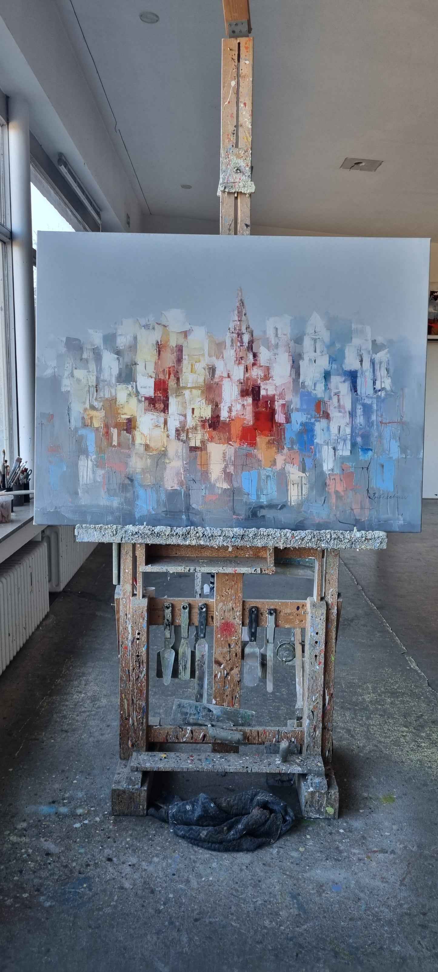 Between Azure and Earth, 90 x 120cm