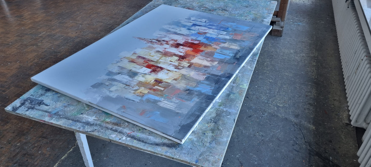 Between Azure and Earth, 90 x 120cm