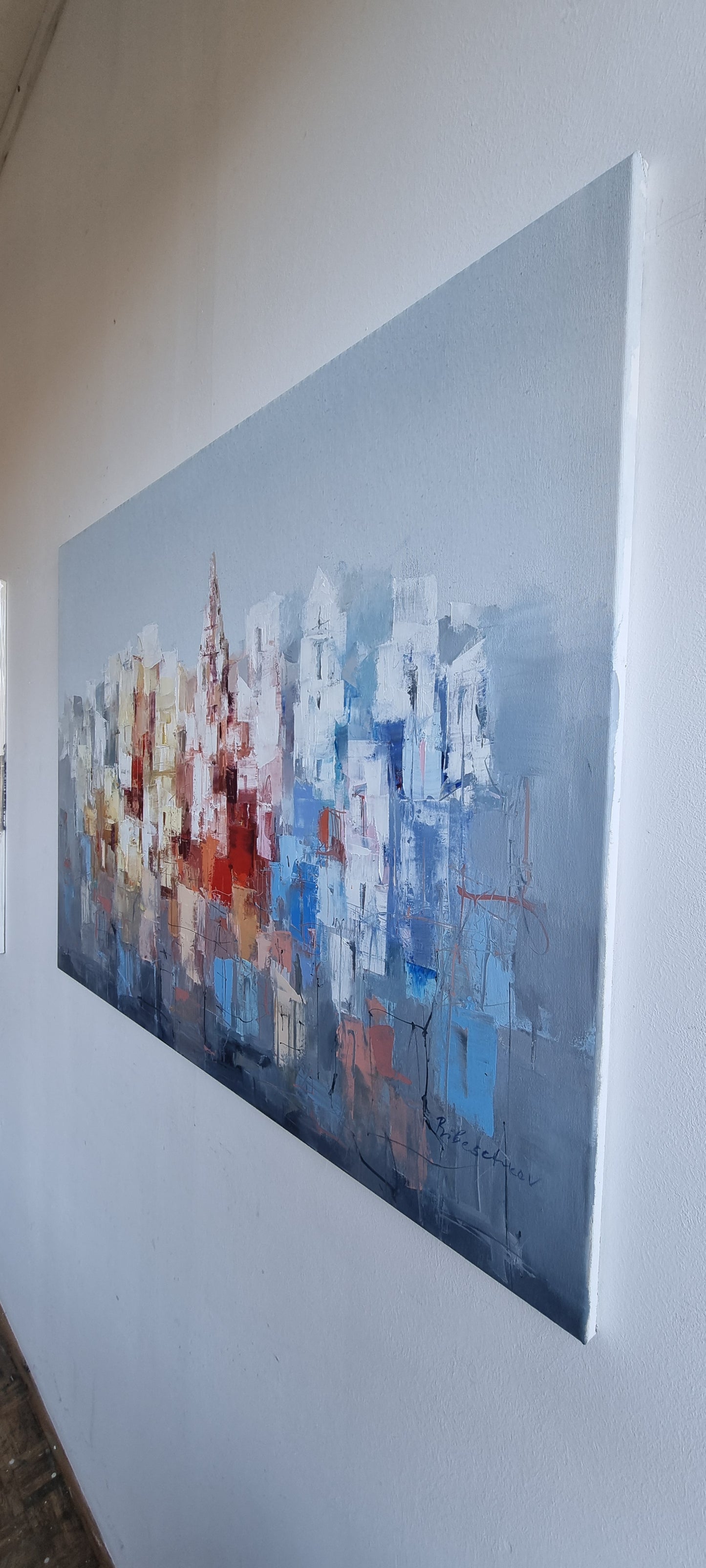 Between Azure and Earth, 90 x 120cm