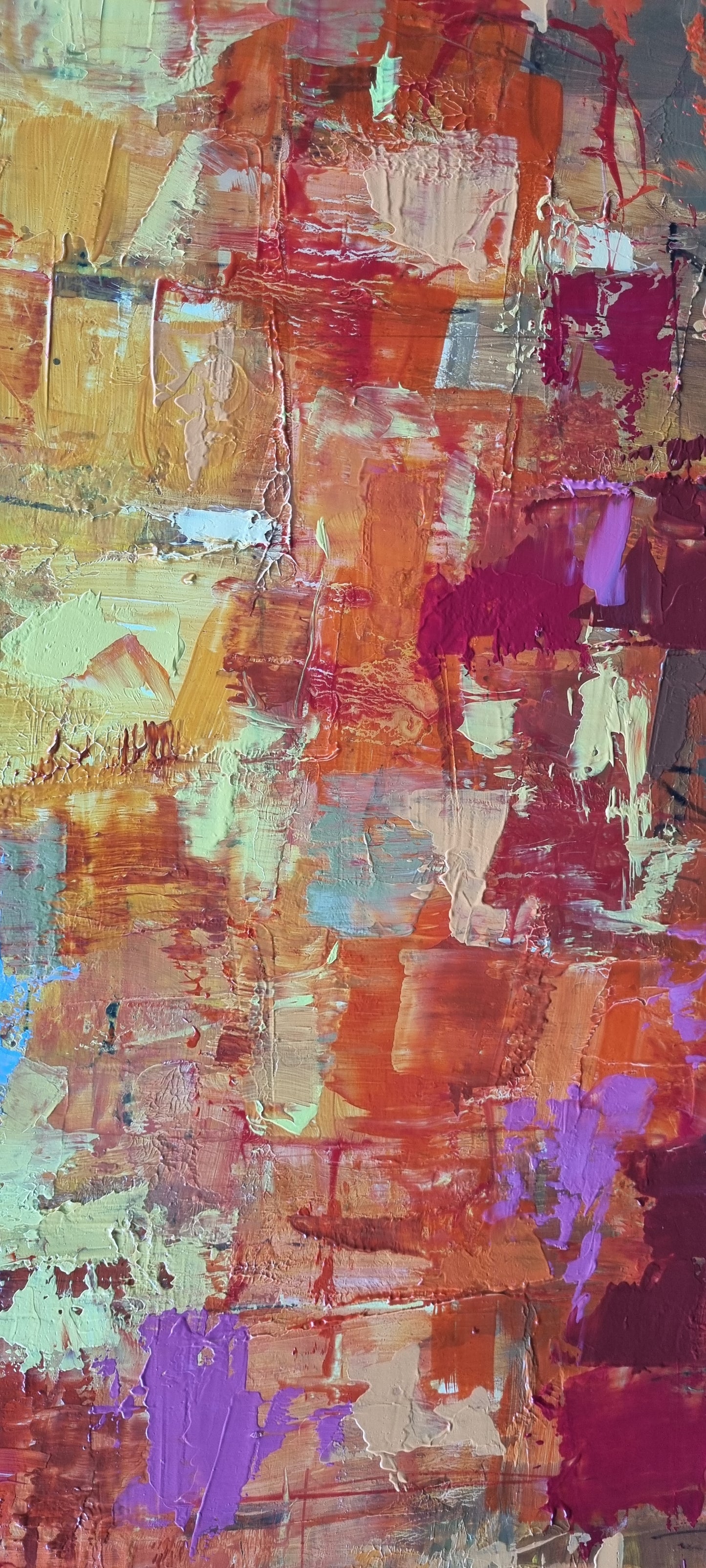 Night in Menton, 90 x 150cm