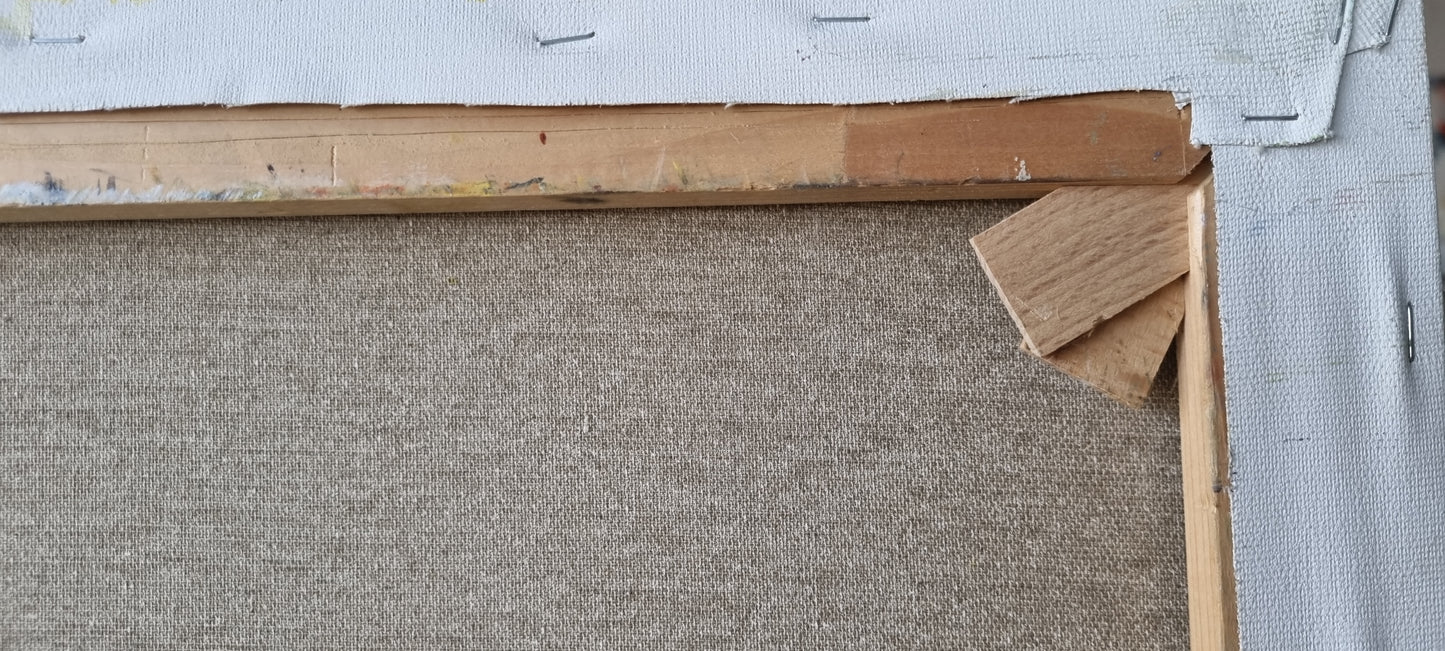 Night in Menton, 90 x 150cm