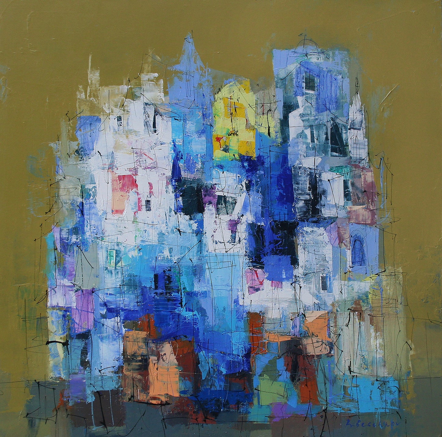 Antibes, 100 x 100cm