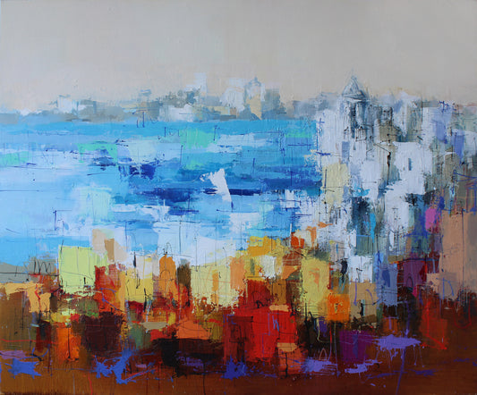 Cote`Azur VIII, 100 x 120cm