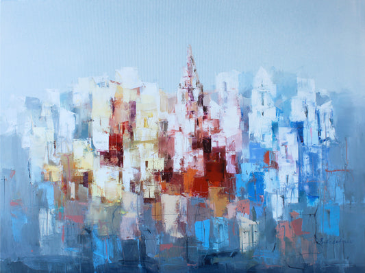 Between Azure and Earth, 90 x 120cm