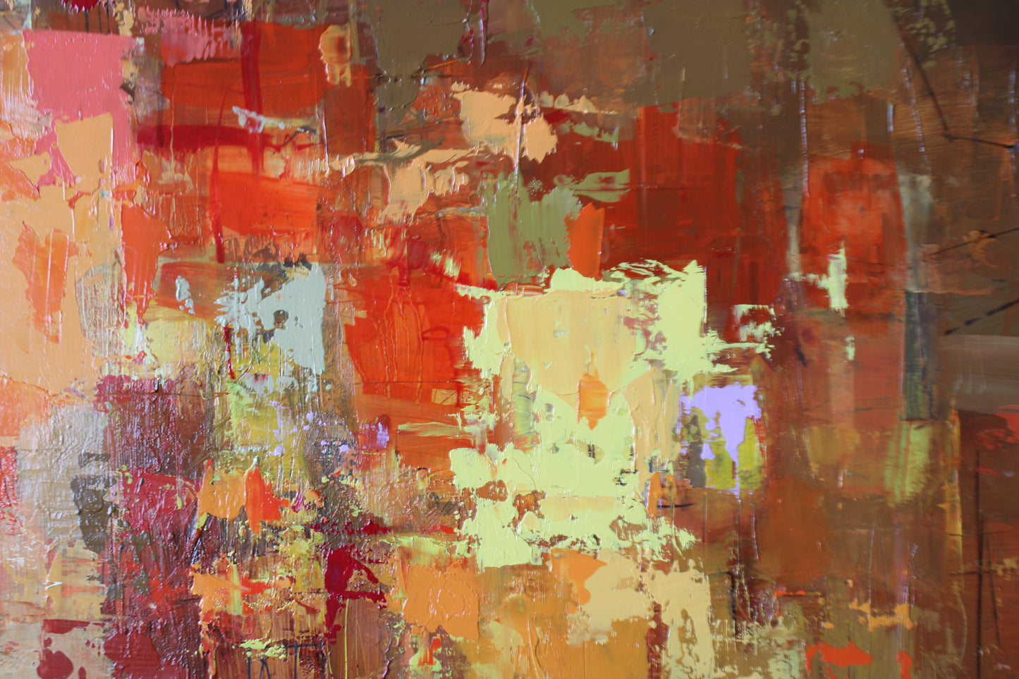 Night in Menton, 90 x 150cm