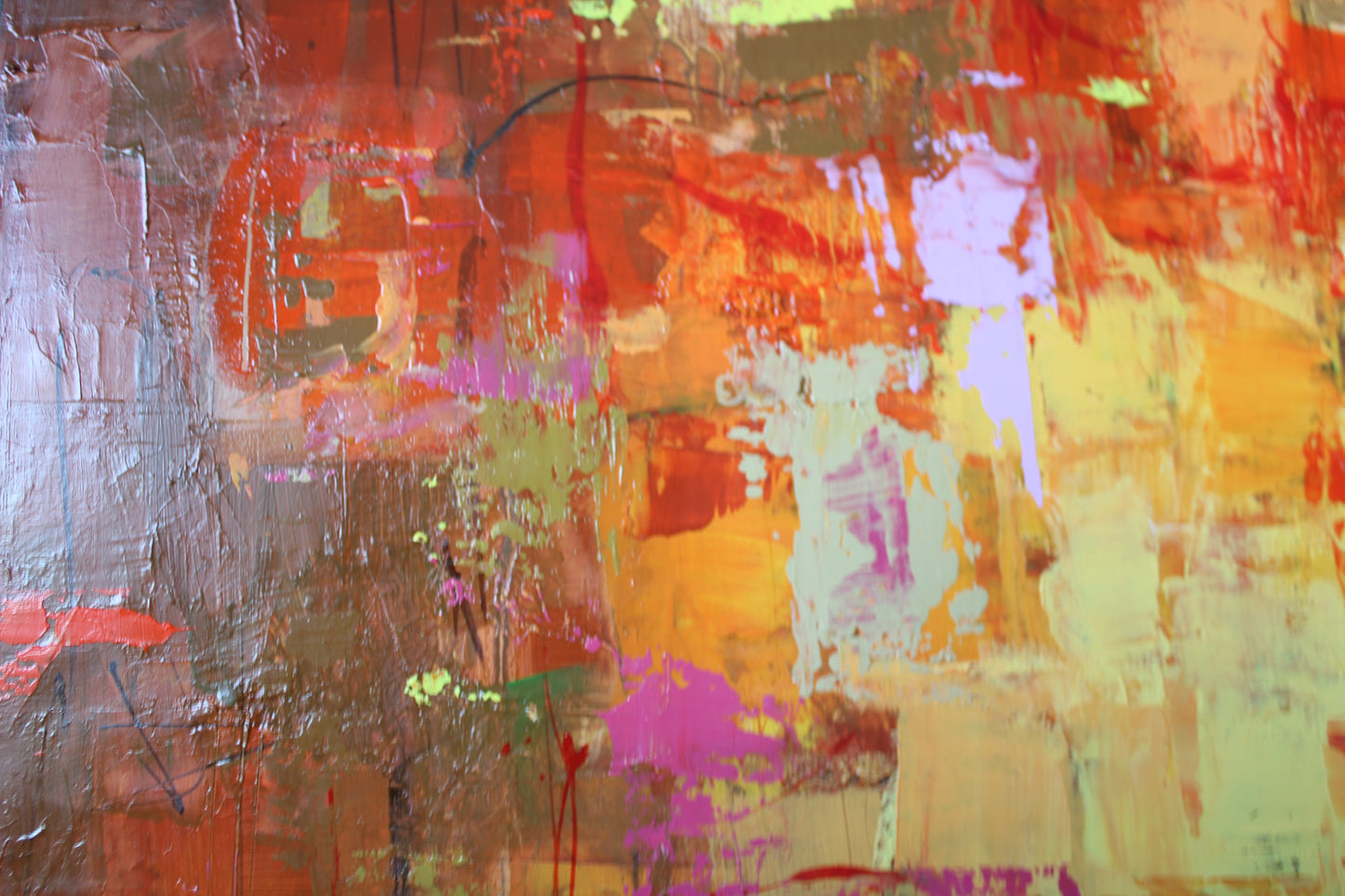 Night in Menton, 90 x 150cm