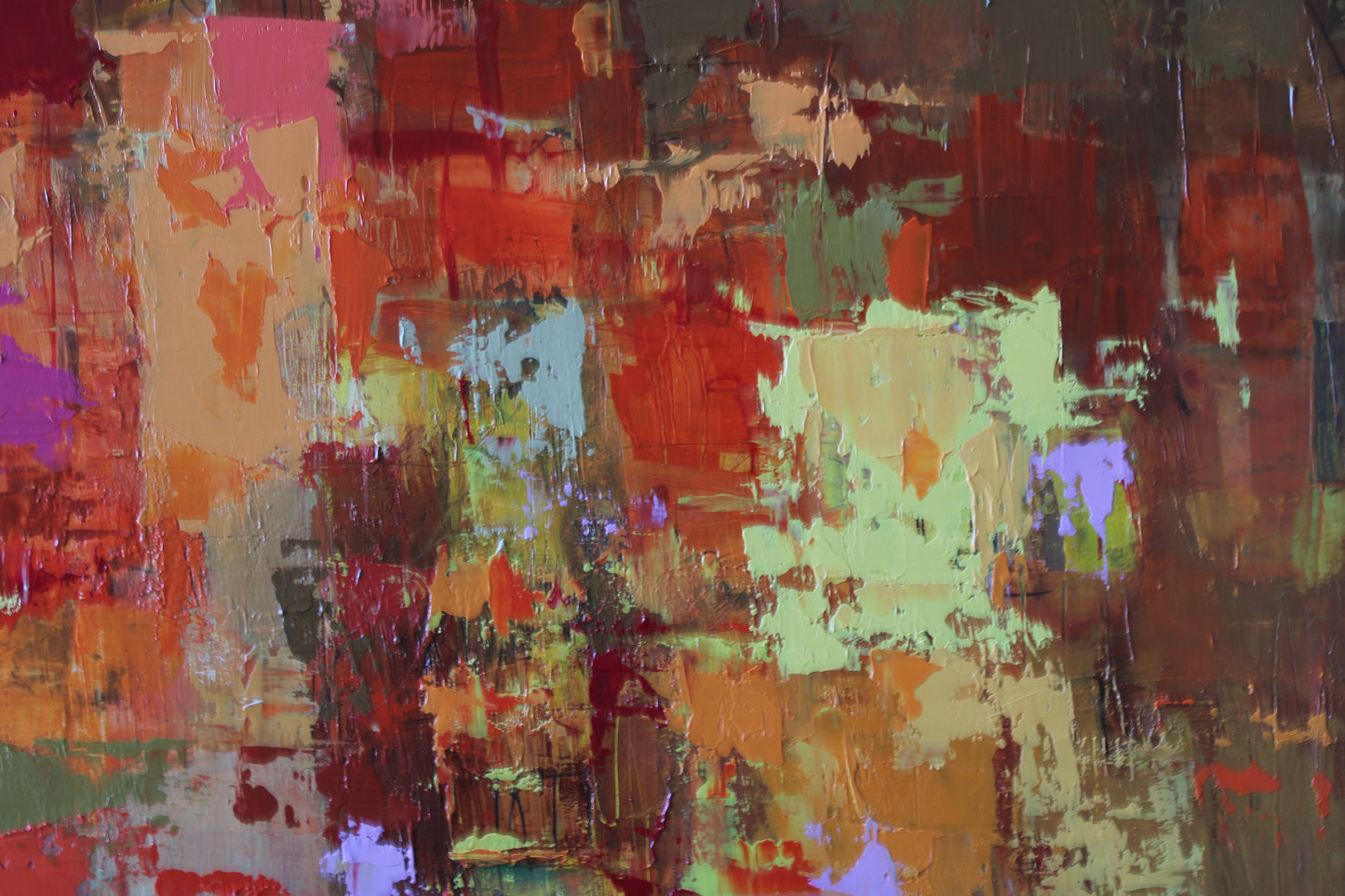 Night in Menton, 90 x 150cm