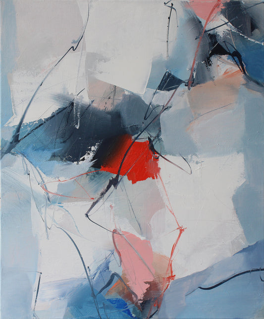 Layers of Disappearance, 60 x 50 cm